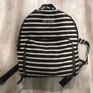 Kate Spade Stripes Backpack Watson lane hartley